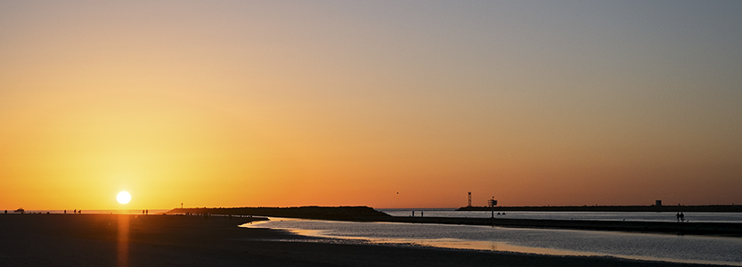 photo of sunset at the beach